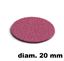 Immagine di tappi adesivi abs diam. mm. 20 rosa 6903 foglio 15 tappi                                                                                           