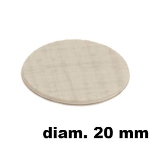 Immagine di tappi adesivi abs diam. mm. 20 tela 21291 foglio 15 tappi                                                                                           