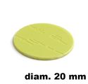 Immagine di tappi adesivi abs diam. mm. 20 verde 78519plr2 foglio 15 tappi                                                                                           