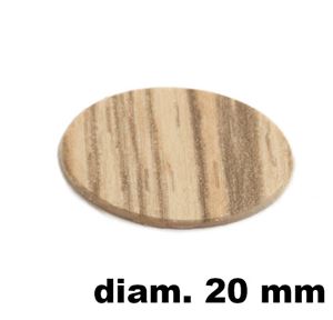 Immagine di tappi adesivi abs diam. mm. 20 zebrano  7004 foglio 15 tappi                                                                                           