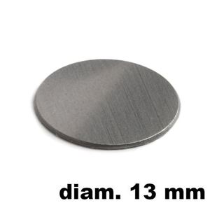 Immagine di tappi adesivi abs diam. mm. 13 alu met   06 foglio 20 tappi                                                                                           