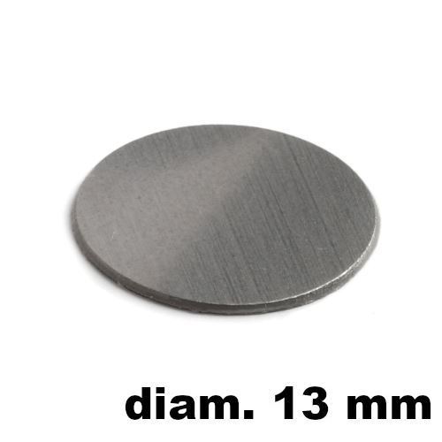 Immagine di tappi adesivi abs diam. mm. 13 alu met   06 foglio 20 tappi                                                                                           