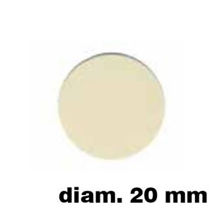 Immagine di = tappi adesivi sfusi mm. 20 avorio - confezione da  15 pezzi