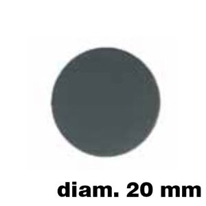 Immagine di = tappi adesivi sfusi mm. 20 grigio sc - confezione da  15 pezzi