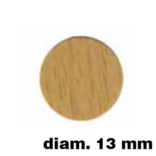 Immagine di tappi adesivi  mm. 13 faggio buste 100 tappi                                                                                           