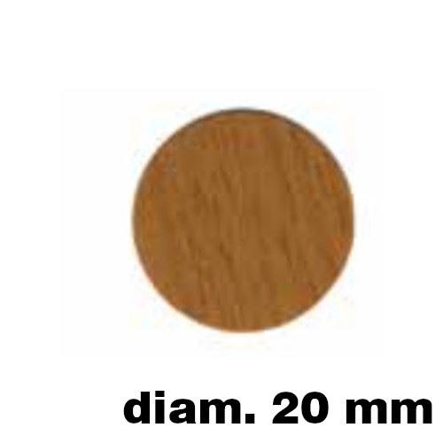 Immagine di tappi adesivi  mm. 20 cil. ch. buste  90 tappi                                                                                           