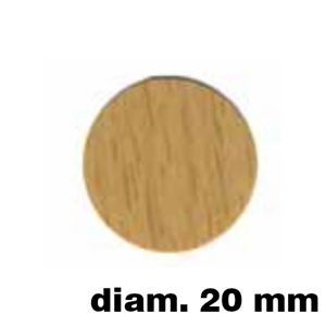 Immagine di tappi adesivi  mm. 20 faggio buste  90 tappi                                                                                           