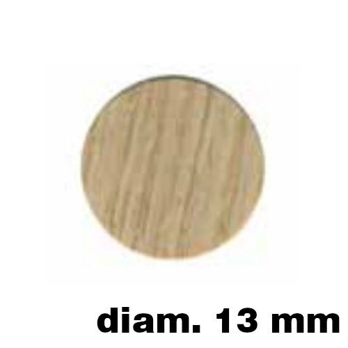 Immagine di tappi adesivi  mm. 13 rov.sbia buste 100 tappi                                                                                           