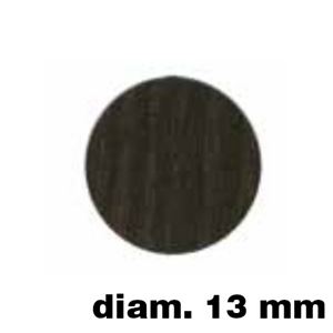 Immagine di tappi adesivi  mm. 13 wenge' m buste 100 tappi                                                                                           