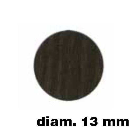 Immagine di tappi adesivi  mm. 13 wenge' m buste 100 tappi                                                                                           