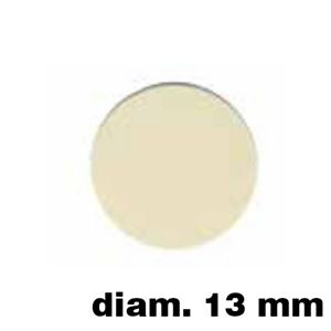 Immagine di tappi adesivi  mm. 13 avorio buste 100 tappi                                                                                           