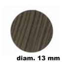 Immagine di tappi adesivi  mm. 20 wenge' z buste  90 tappi                                                                                           
