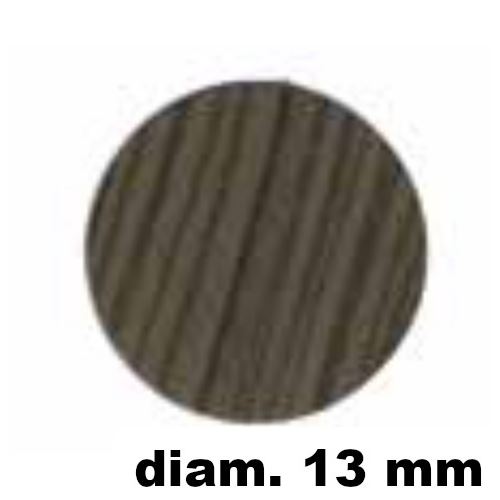 Immagine di tappi adesivi  mm. 20 wenge' z buste  90 tappi                                                                                           