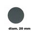 Immagine di tappi adesivi  mm. 20 grigio s buste  90 tappi                                                                                           