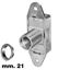Immagine di serrature extr 923 aste rotant mm. 21 sx nich. solo corpo s/cilindro                                                                                           