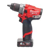 Immagine di Milwaukee M12 FPD-602X Trapano compatto a percussione 12 Volt 6,0 Ah Tecnologia FUEL valigetta HeavyDuty 