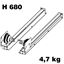 Immagine di guarniture vert-move 680 anta  4.7 kg. set 1 anta s/barra                                                                                           