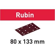Immagine di fogli abrasivi rubin  80x133 p  50/ 50 busta 50 fogli                                                                                           