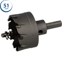 Immagine di fresa a tazza Profit Hm Cutter diametro mm 51 con punta di centraggio 