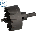 Immagine di fresa a tazza Profit Hm Cutter diametro mm 60 con punta di centraggio 