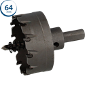 Immagine di fresa a tazza Profit Hm Cutter diametro mm 64 con punta di centraggio 