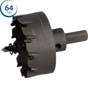 Immagine di fresa a tazza Profit Hm Cutter diametro mm 64 con punta di centraggio 