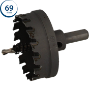 Immagine di fresa a tazza Profit Hm Cutter diametro mm 69 con punta di centraggio 