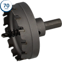 Immagine di fresa a tazza Profit Hm Cutter diametro mm 70 con punta di centraggio 
