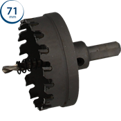 Immagine di fresa a tazza Profit Hm Cutter diametro mm 71 con punta di centraggio 