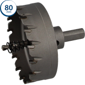 Immagine di fresa a tazza Profit Hm Cutter diametro mm 80 con punta di centraggio 