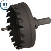 Immagine di fresa a tazza Profit Hm Cutter diametro mm 81 con punta di centraggio 