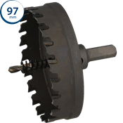 Immagine di fresa a tazza Profit Hm Cutter diametro mm 97 con punta di centraggio 