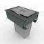 Immagine di pattumiere legrabox c l450/18 1 secchio grigio 35 lt.                                                                                           
