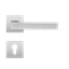 Immagine di maniglie seattle ros. yale pd inox satinato                                                                                            