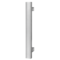 Immagine di maniglioni form t mm. 40 x 20 mm. 300 inox sat diritto lunghezza mm. 400                                                                                           