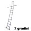 Immagine di scale shop c/ganci inox   7 gradini c/ganci x binario tubolare                                                                                           