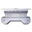 Immagine di scale shop scorrevoli carrello percorsi curvi argento x binario sezione h                                                                                           