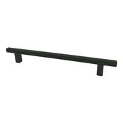 Immagine di maniglie r1175 mm. 160 metallo nero opaco h mm.                                                                                           