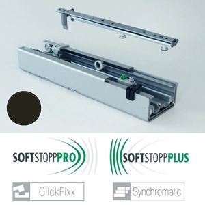 Immagine di colonne clickfixx guide 100 kg. antrac. telescopica softstop +/pro                                                                                           
