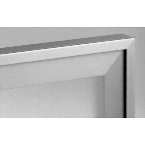 Immagine di guarnizioni ante telaio alu 200 nero x tipo 200 battente                                                                                           