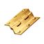 Immagine di cerniere profil. doppia curva 70 x 55 oro s. ottone                                                                                           