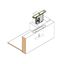 Immagine di serrature 22 b.t. fe 1 leva mm. 20 sx ott.to cat. tondo s/chiave                                                                                           