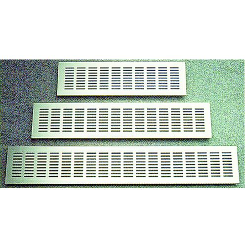 Immagine di griglie areazione alluminio h 80 l 280 arg. passaggio aria 52 cmq                                                                                           