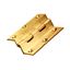 Immagine di cerniere profil. doppia curva 50 x 40 bronzate ottone                                                                                           