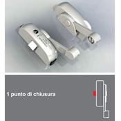 Immagine di antipanico modulo tondo 1 punto satin s/barra                                                                                           