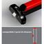 Immagine di antipanico modulo push l117 3p nero/ros c/barra rossa s/aste                                                                                           
