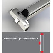 Immagine di antipanico modulo push l117 3p satin c/barra satin s/aste                                                                                           