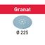 Immagine di dischi abrasivi granat d225 stf/ 8 p  60/ 25 busta 25 dischi                                                                                           