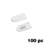 Immagine di Copriforo Cabineo confezione 100 pezzi RAL 9018 bianco papiro 