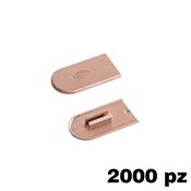Immagine di Copriforo Cabineo confezione 2000 pezzi RAL 1011 beige marrone 